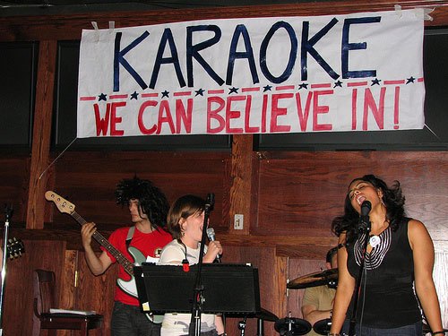 Karaoke we can believe in